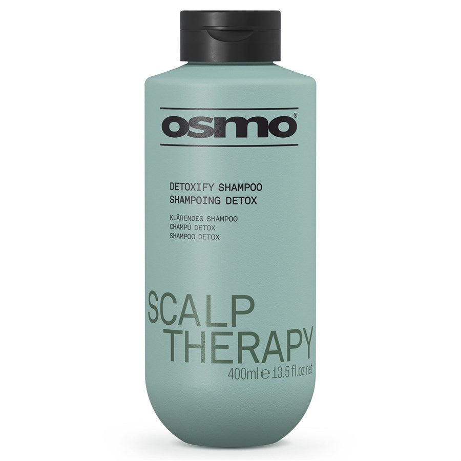 Osmo scalp therapy shampoo bottle on a white background