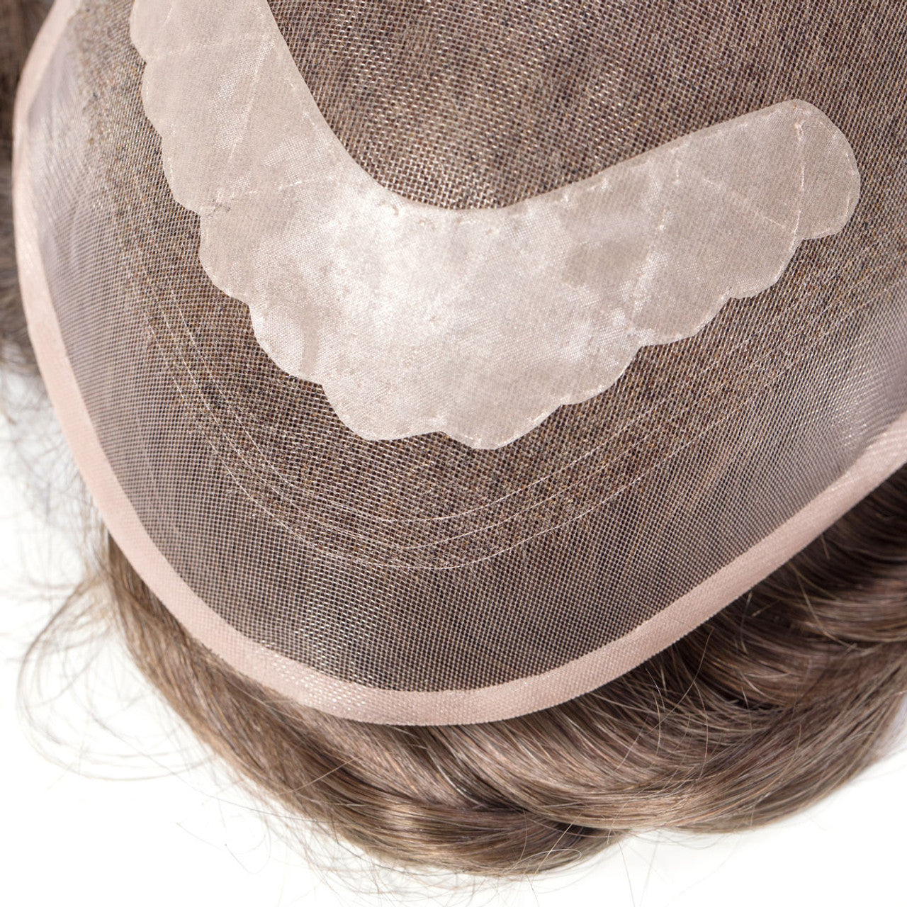 M107: Men’s Toupee 7.5"x9.5" Fine Welded Mono Lace Hairpiece