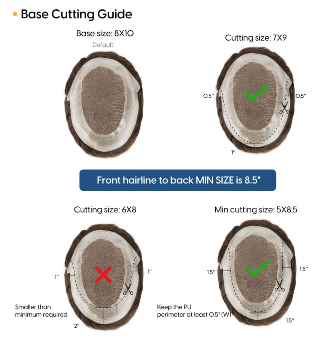 NEW AUSTRALIA: Swiss Lace Hair System Toupee With a Wider PU Perimeter (110% Density)
