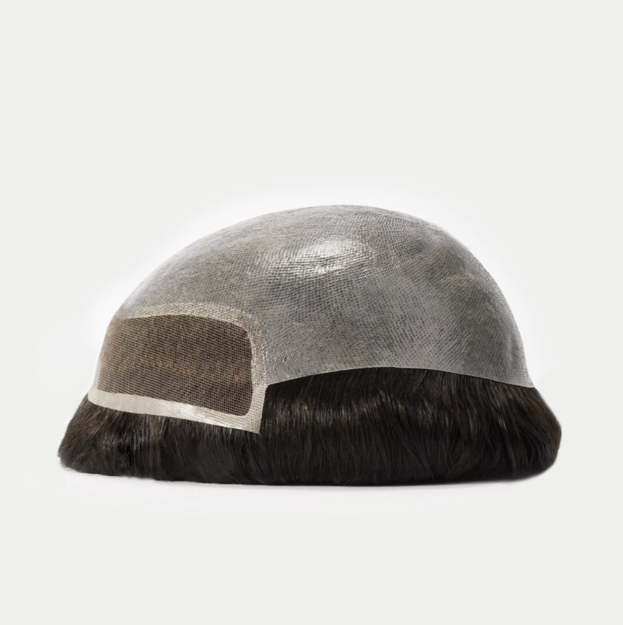 HS15P Thin Skin : Men's Lace Front Hairpiece 0.08 mm Super Thin Skin (100% Density)