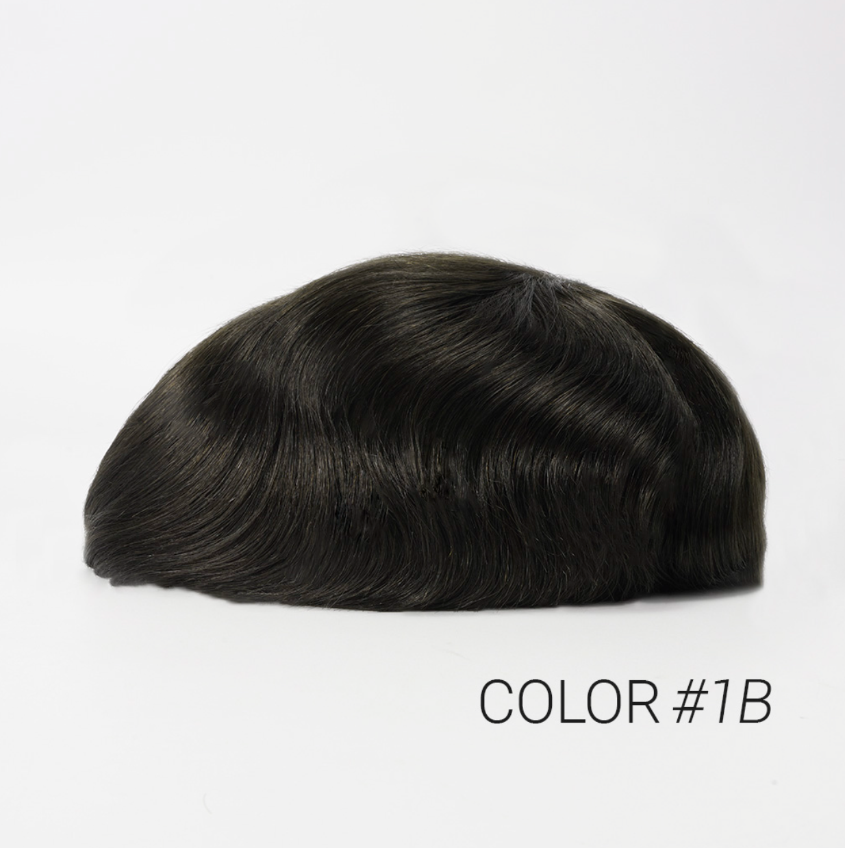 HS15P Thin Skin : Men's Lace Front Hairpiece 0.08 mm Super Thin Skin (100% Density)