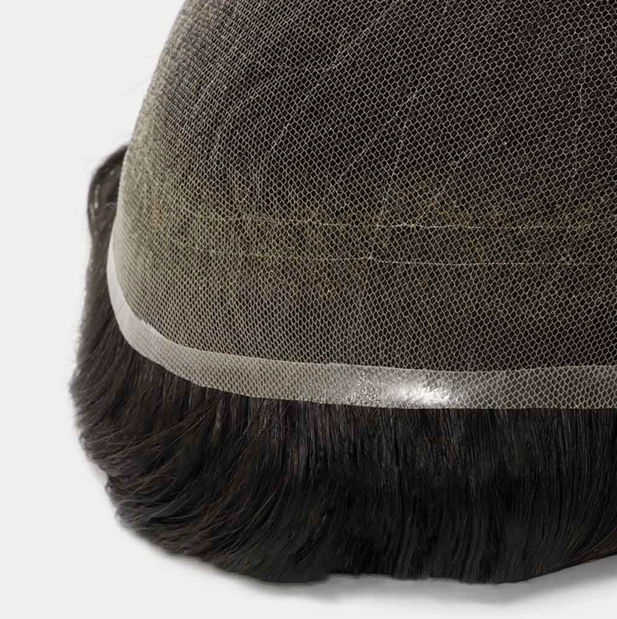 N6: Swiss Lace Men's Hair System With PU Sides and Back (90% - 120% Densities)