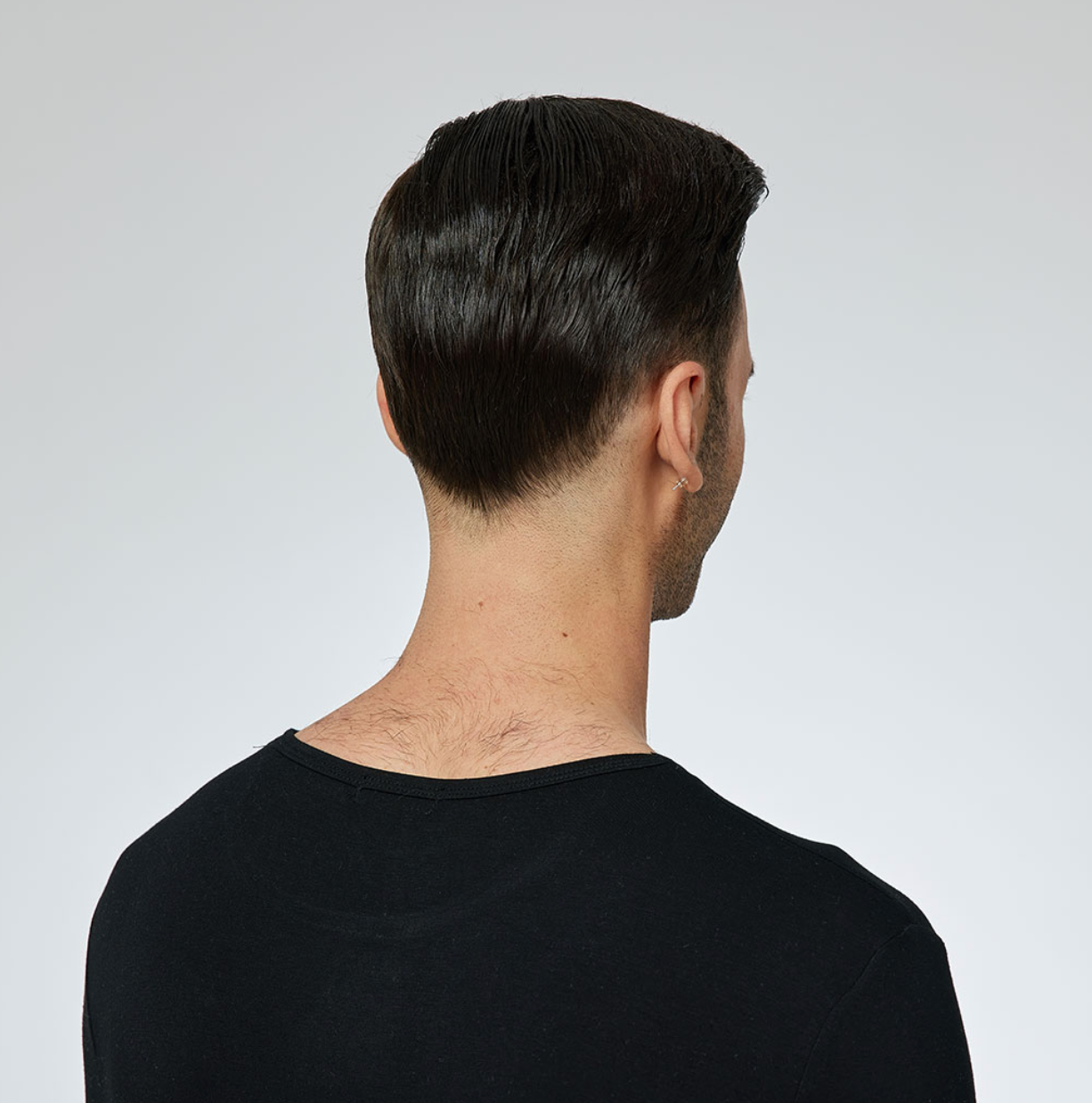 N6: Swiss Lace Men's Hair System With PU Sides and Back (90% - 120% Densities)