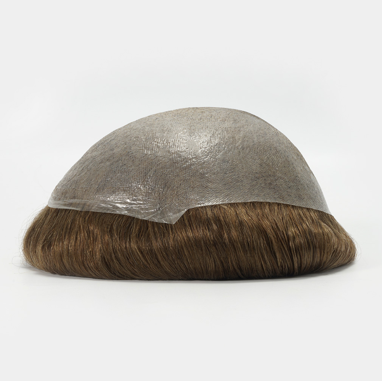 HS25V : 0.03mm Ultra Thin Skin Men's Hair Systems With V-looped Human Hair