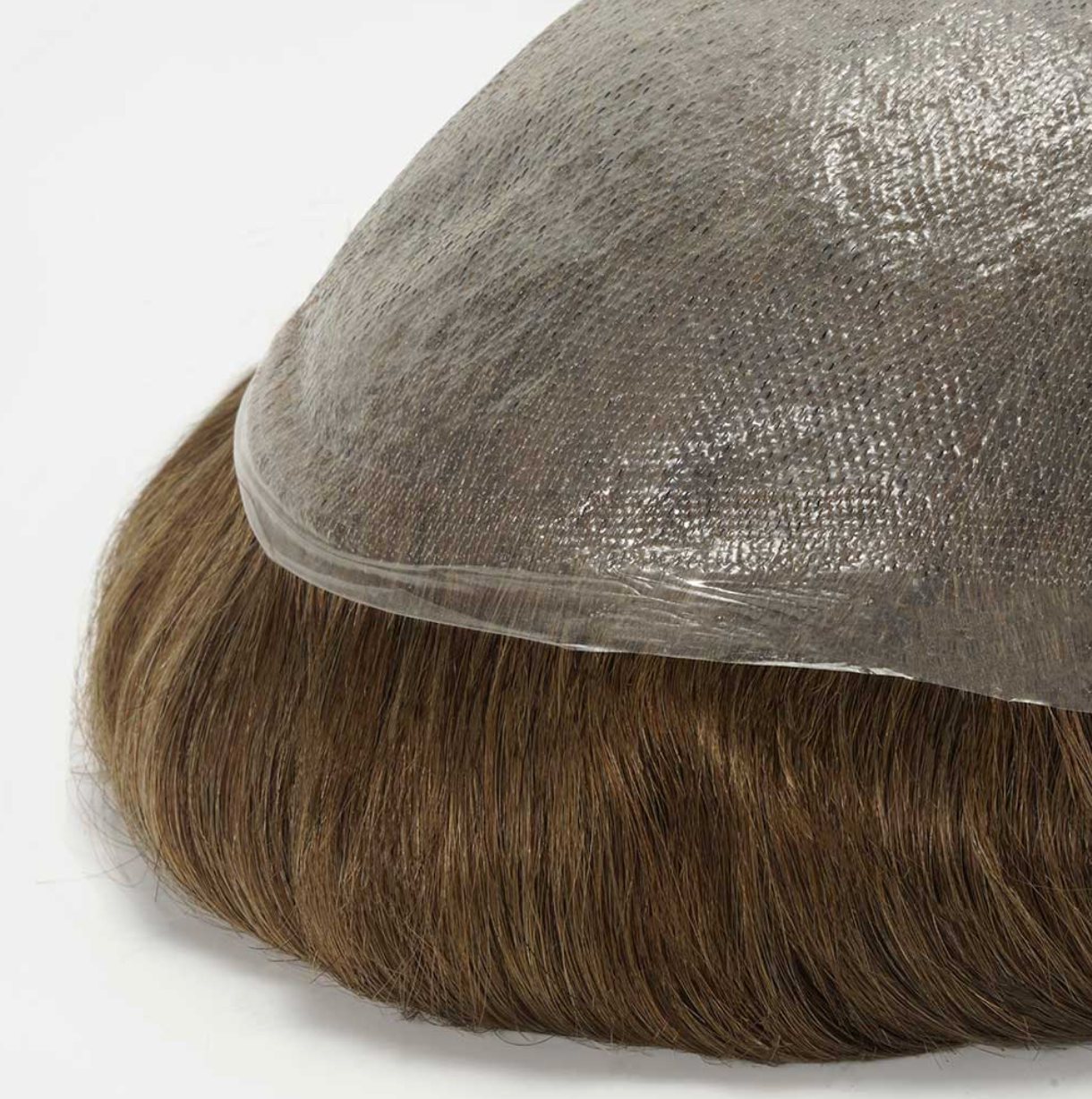 HS25V : 0.03mm Ultra Thin Skin Men's Hair Systems With V-looped Human Hair