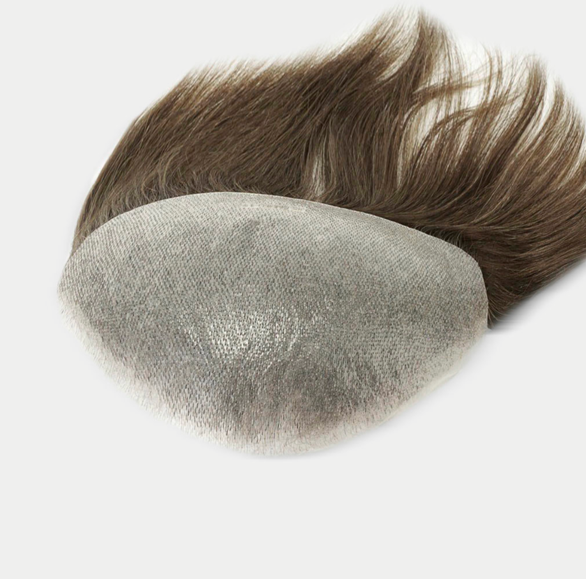 HS1V FRONTAL : 7×4 Men's 0.06MM THIN SKIN Frontal Hairpiece for Wider Receding Hairlines