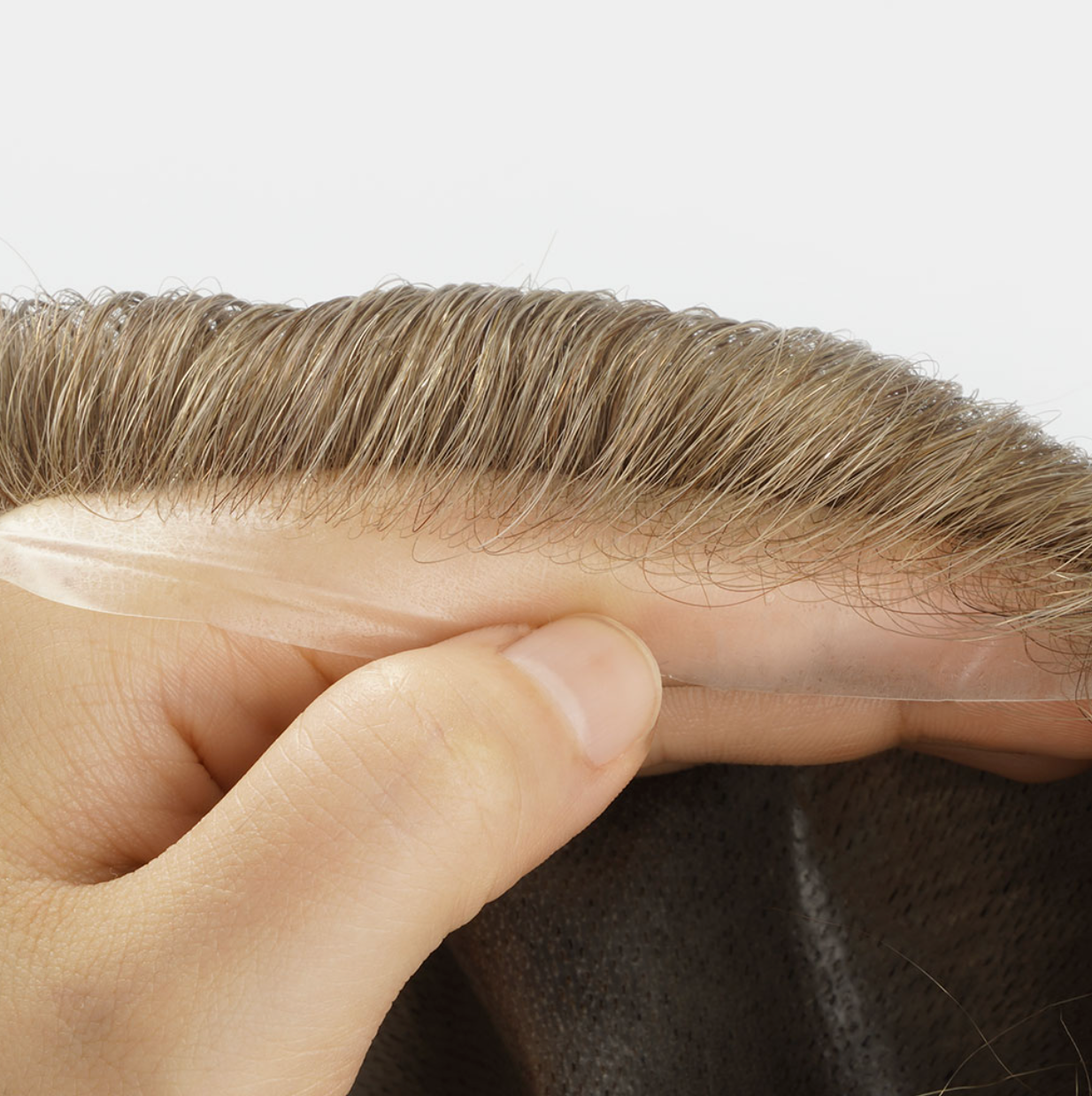 HS1 Thin Skin : Thin Skin Men's Hair Systems 0.08 mm Transparent Poly Skin (100% - 120% Density)