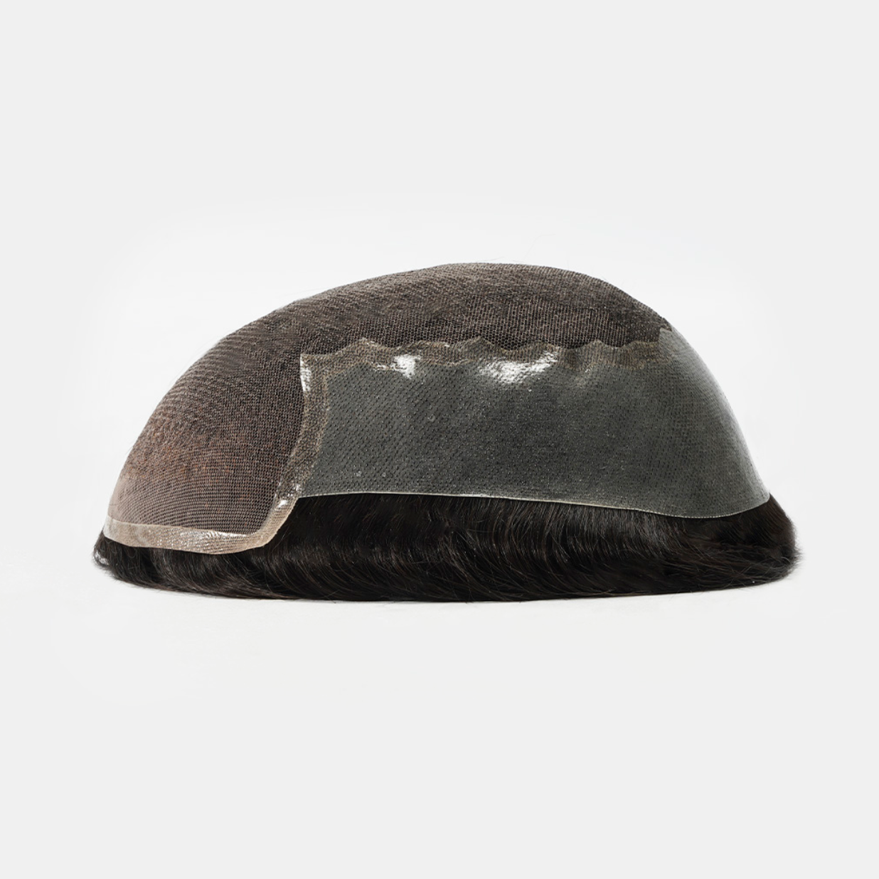 N6FM : French Lace Men's Hair System with PU Sides and Back (120% Density)