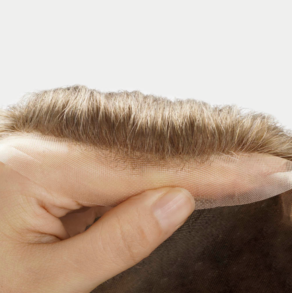 NCONAL LIGHT: Fine Welded Mono Base Hair System with 80% Density (80% Density)