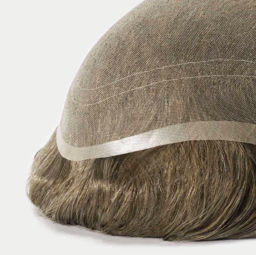 NCONAL LIGHT: Fine Welded Mono Base Hair System with 80% Density (80% Density)