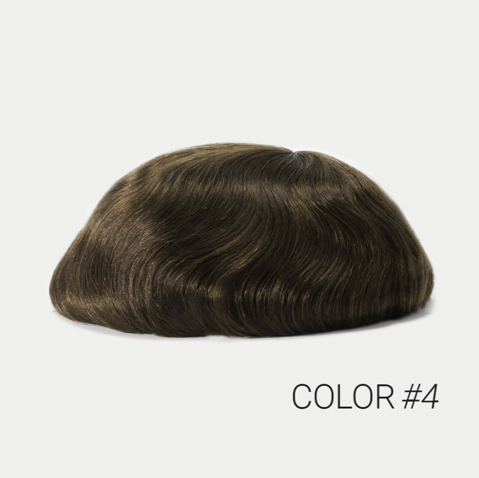 HS27 : Monofilament Hair System with Durability and Scalopped Front (120% Density)