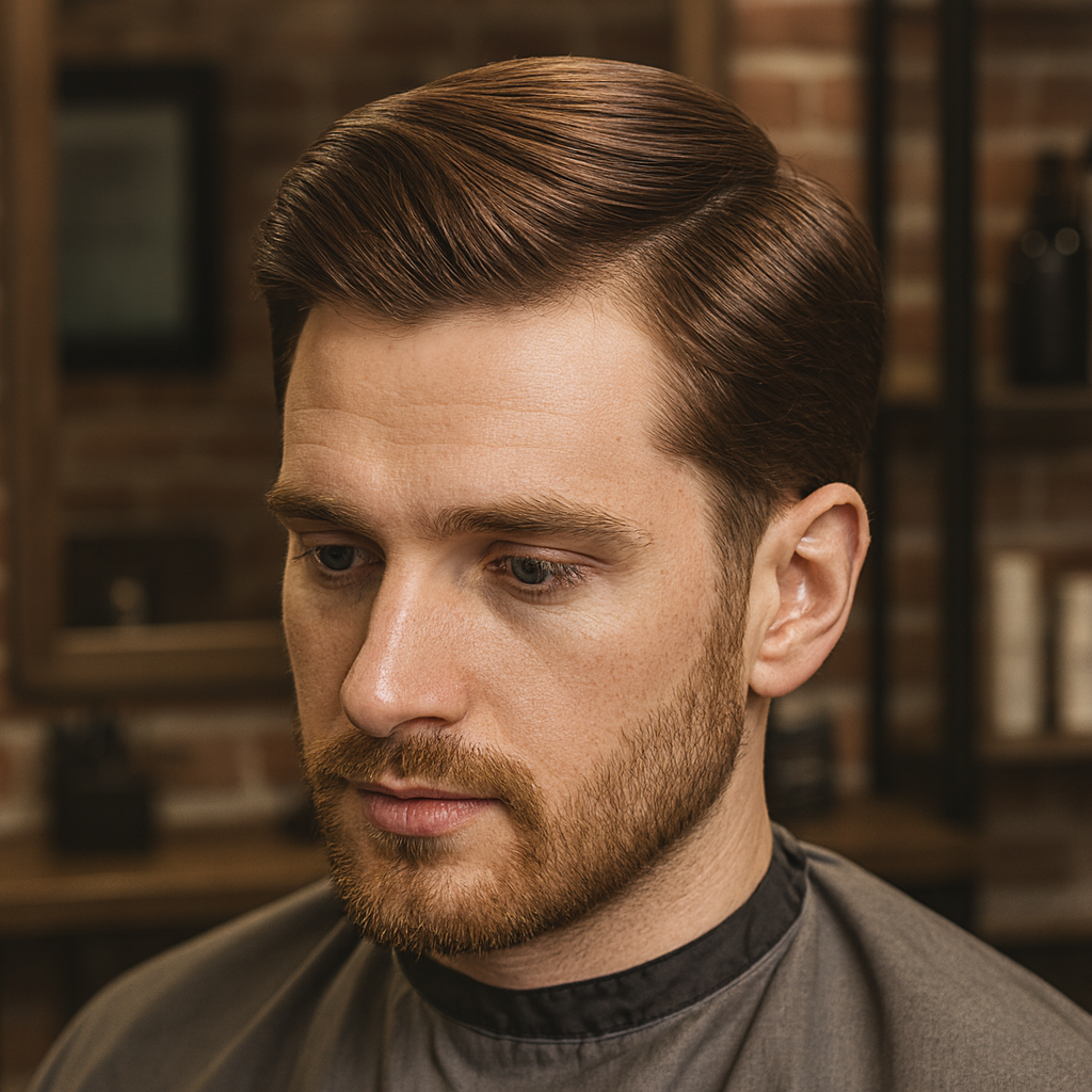 HS1V FRONTAL : 7×4 Men's 0.06MM THIN SKIN Frontal Hairpiece for Wider Receding Hairlines
