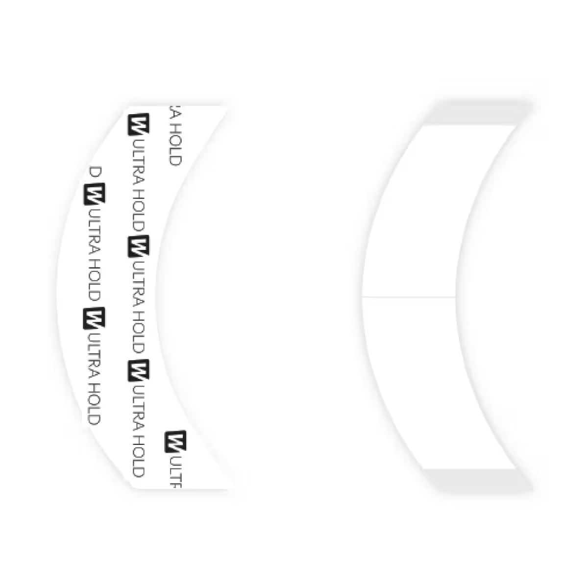 White hair bands with 'Ultra Hold' text on a white background