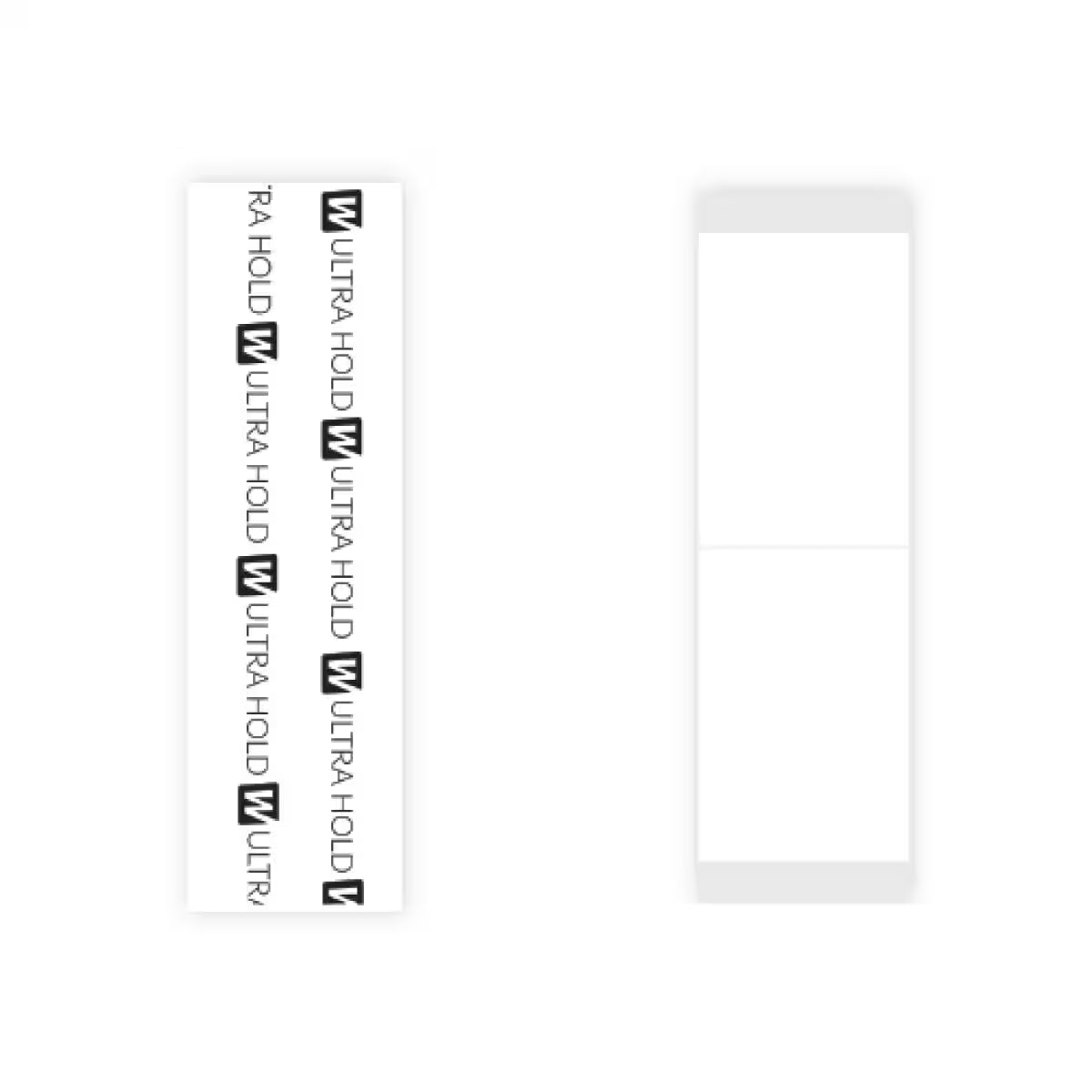 Two hair gel bottles with 'Wultra Hold' branding on a white background