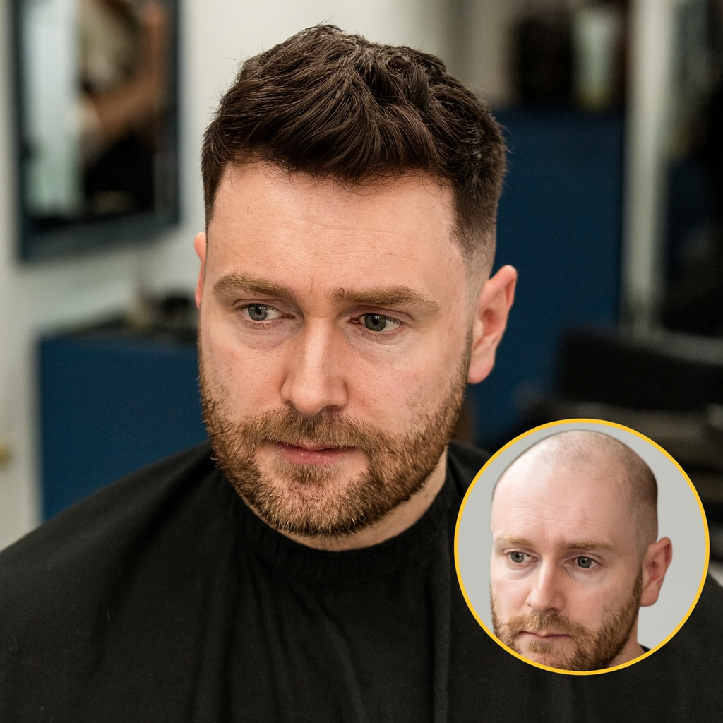 N6FM : French Lace Men's Hair System with PU Sides and Back (120% Density)