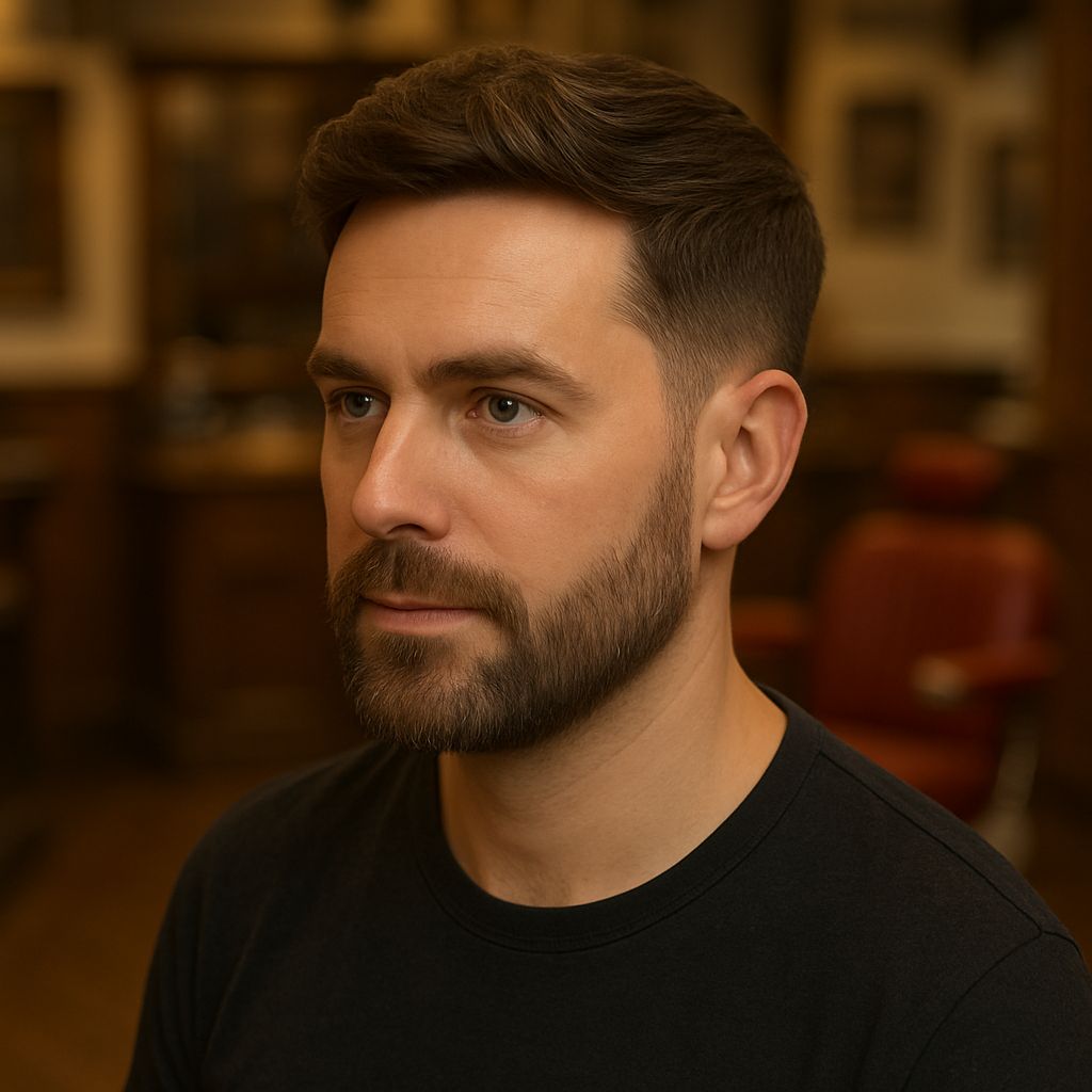 HOLLYWOOD : Lace Hair System for Men With PU Perimeter and 1/2" Lace Front (100% Density)