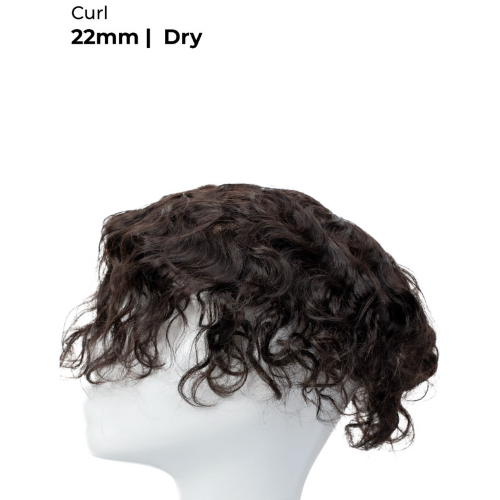 M101 Skin:  Permed Wavy Curly Hair System for Men
