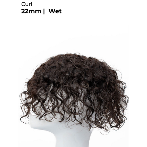 M101 Skin:  Permed Wavy Curly Hair System for Men