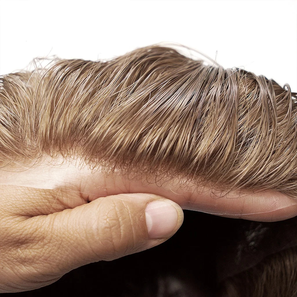 HS1 Thin Skin : Thin Skin Men's Hair Systems 0.08 mm Transparent Poly Skin (100% - 120% Density)