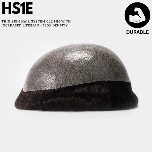 HS1E : Thin Skin Hair System 0.12 mm With Increased Lifespan (120% Density)