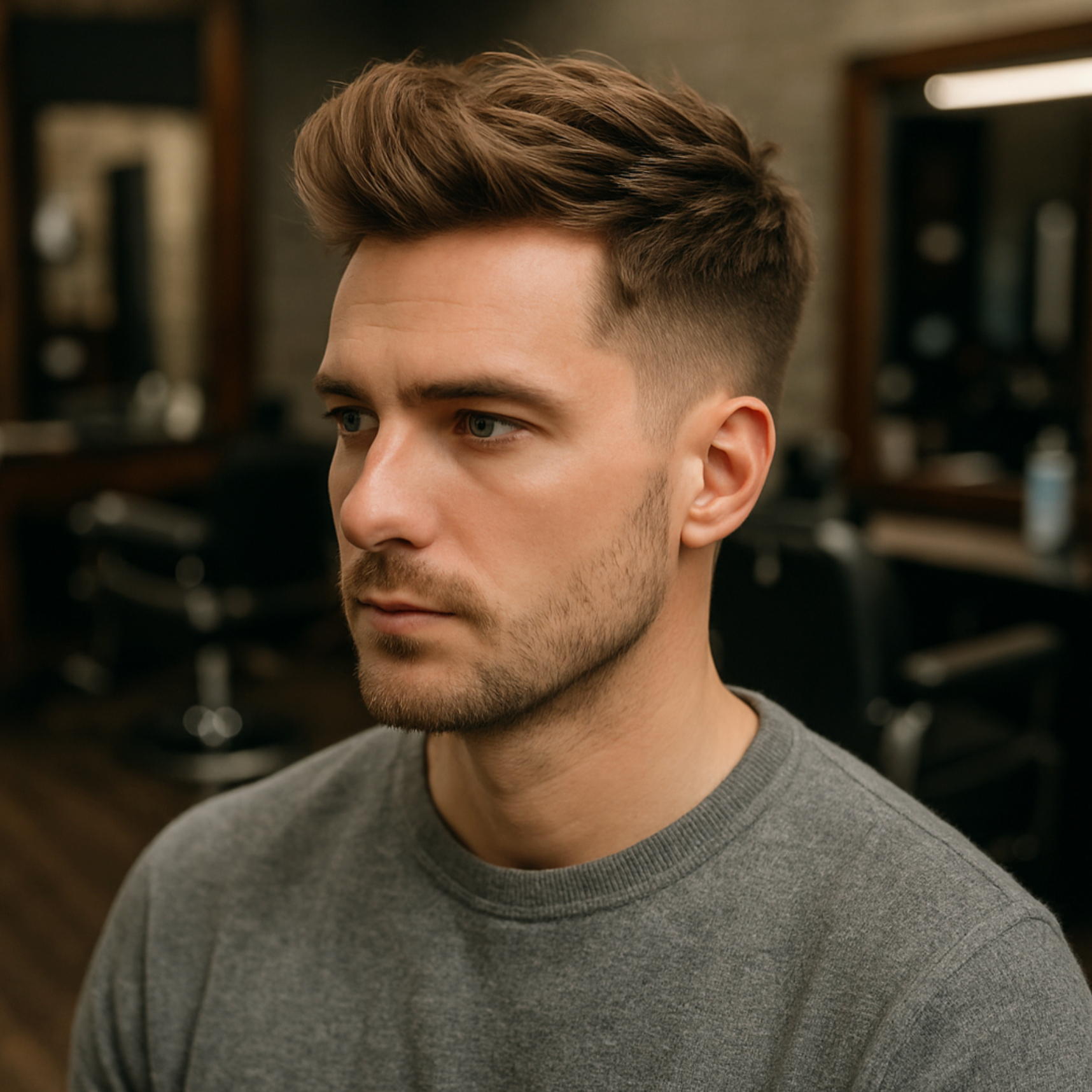 D7-5 LACE : Men's Lace Toupee With NPU Perimeter AND SMALL LACE AT FRONT (120% Density)