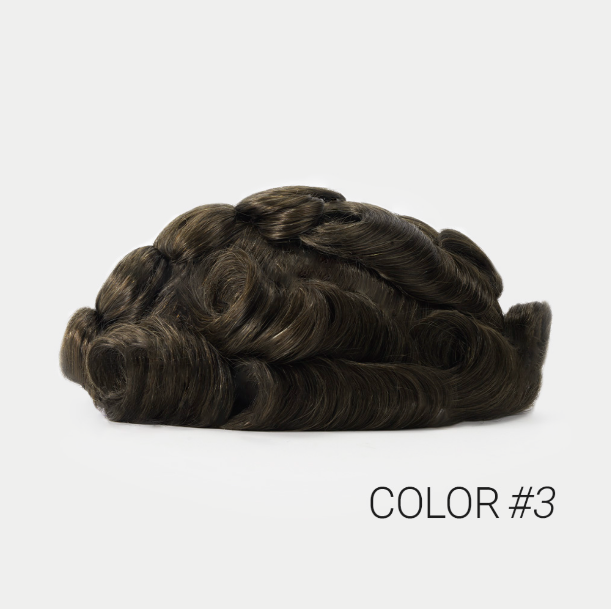 D7-3 MONO : Fine Mono Hair System With PU Perimeter AND SMALL LACE AT FRONT (120% Density)