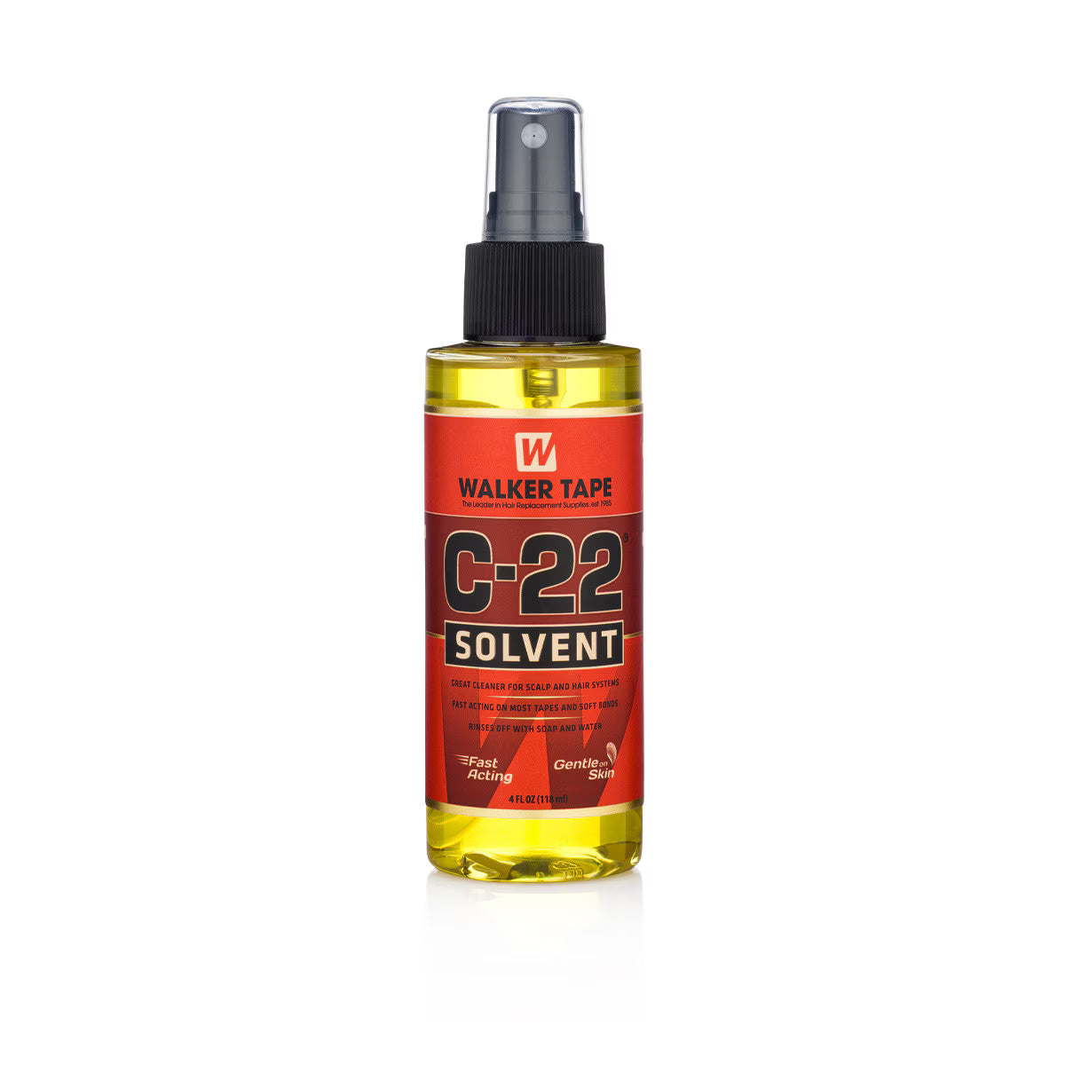Bottle of Walker Tape C-22 Solvent on a white background
