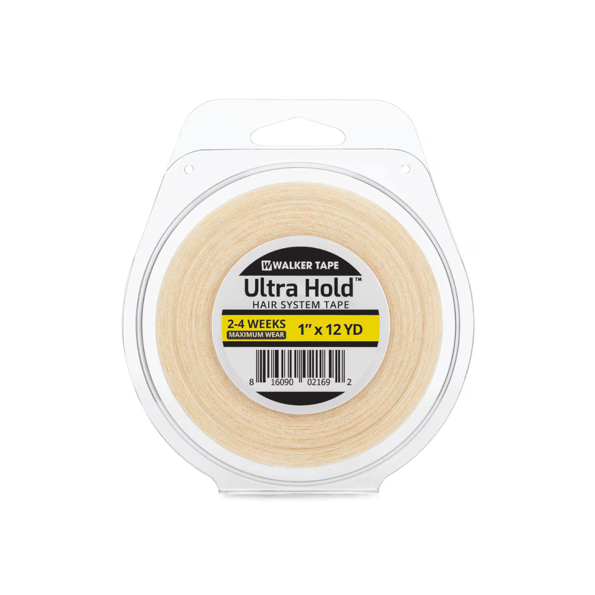 Roll of Ultra Hold hair system tape with Walker Tape branding on a white background