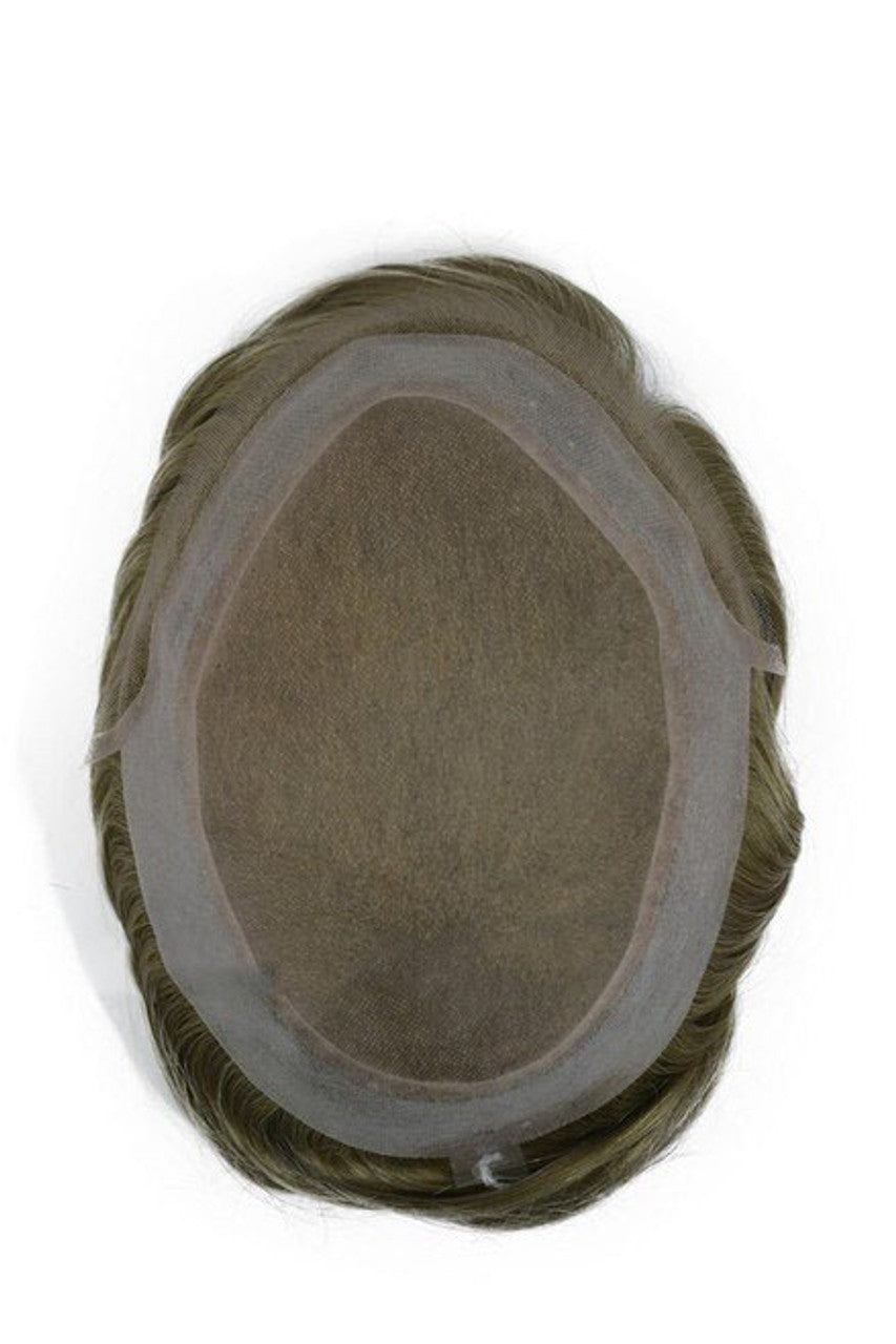 M104 Permed:  Permed Wavy Curly Hair System for Men